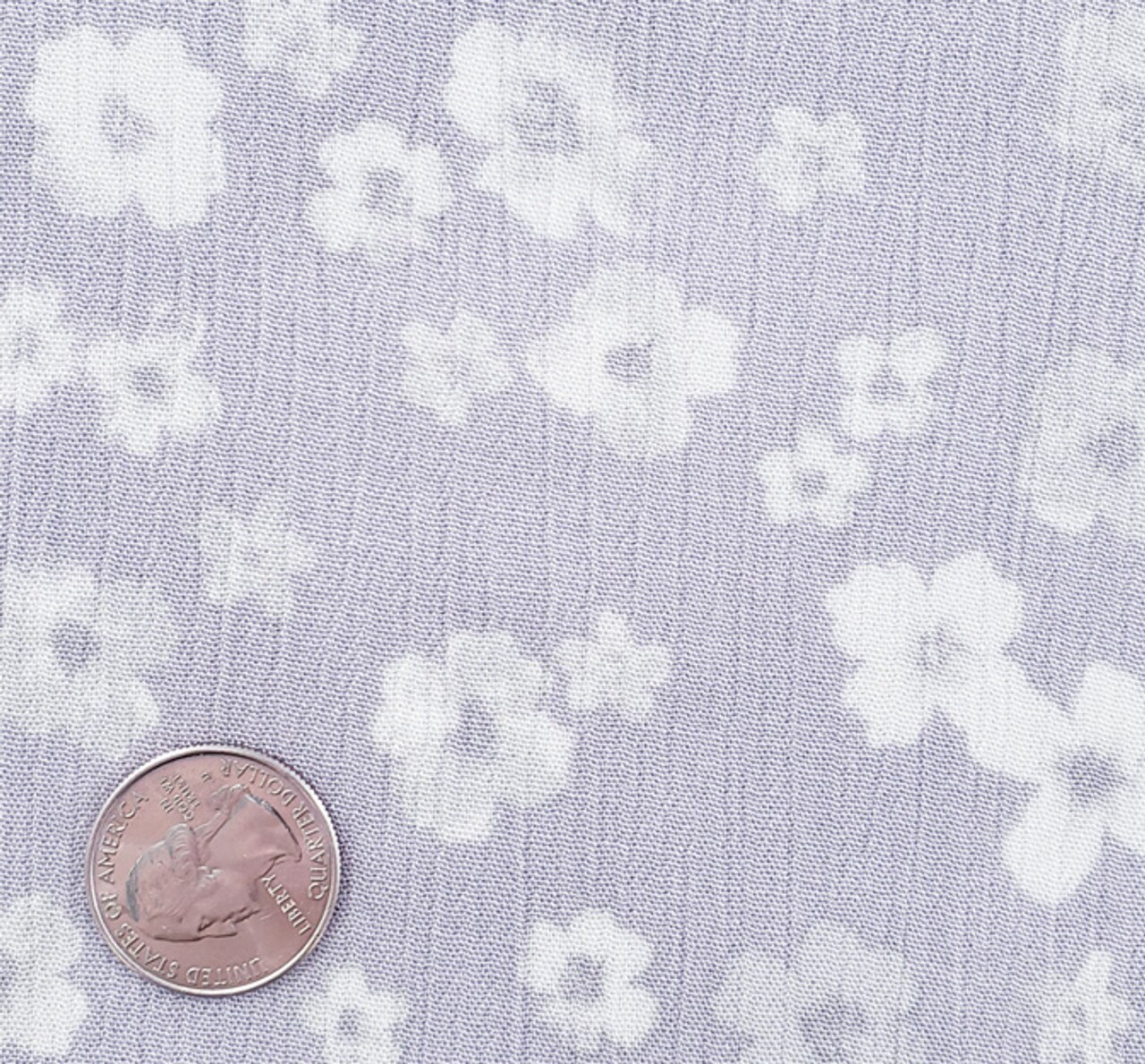 1 Yard Rayon Crinkle Silver Woven Fabric, 50/52″ Wide 100% Rayon